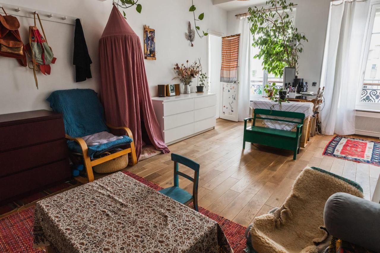 Bright Atypical Duplex In Menilmontant Leilighet Paris Eksteriør bilde