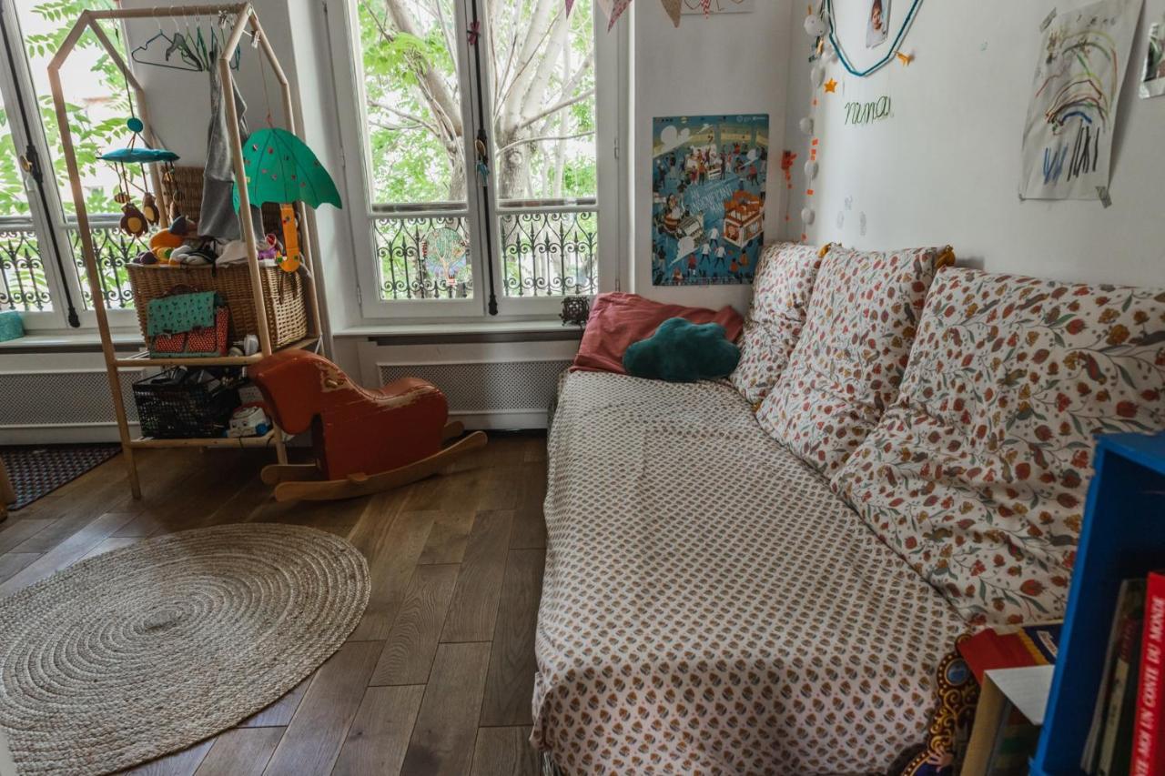 Bright Atypical Duplex In Menilmontant Leilighet Paris Eksteriør bilde