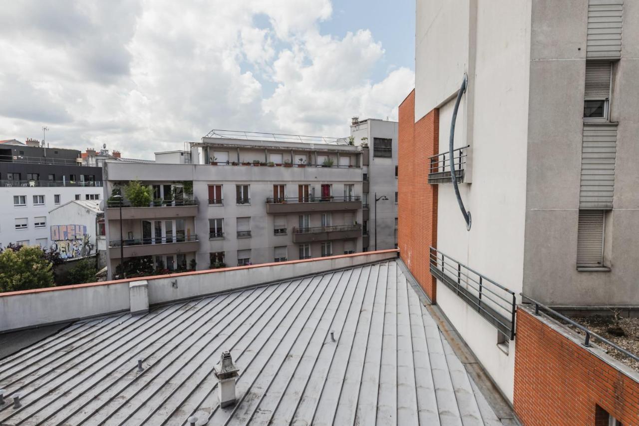 Bright Atypical Duplex In Menilmontant Leilighet Paris Eksteriør bilde